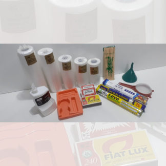 Filtro de PVC, Papel alumínio, Fósforos