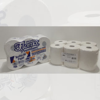 Papel toalha com 6 x 20 x 200 metros